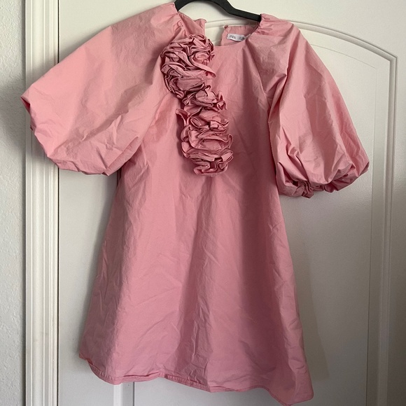 Zara Girls Pink Dress - Picture 1 of 2